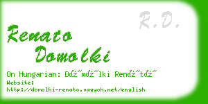 renato domolki business card